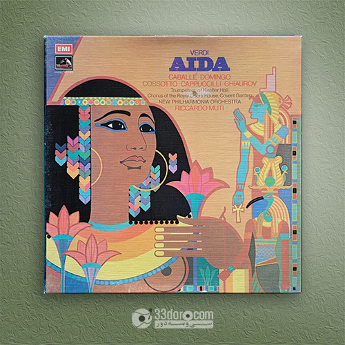 باکسست صفحه گرام اپرای آیدا - جوزپه وردی New Philharmonia Orchestra, Riccardo Muti – Verdi: Aida