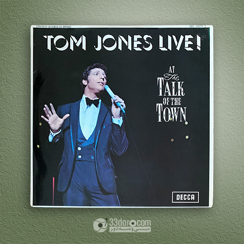  صفحه گرام تام جونز Tom Jones – Tom Jones Live! At The Talk Of The Town 