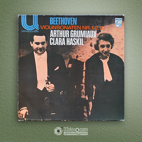  صفحه گرام بتهوون Arthur Grumiaux ⸱ Clara Haskil – Beethoven: Violin Sonatas Nos. 1, 2, 3 