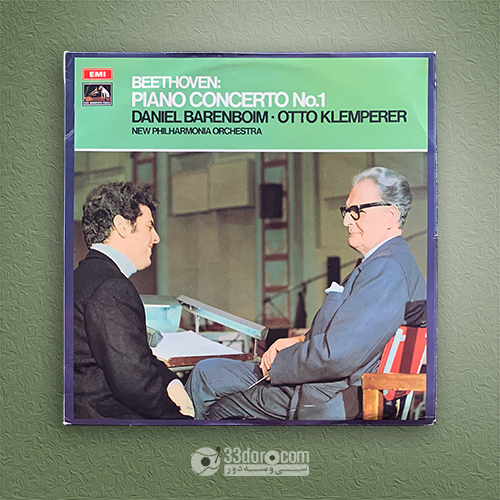  صفحه گرام بتهوون Daniel Barenboim ⸱ Otto Klemperer ⸱ New Philharmonia Orchestra – Beethoven: Piano Concerto No. 1 