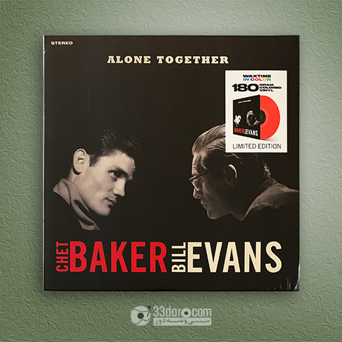 صفحه وینیل چت بیکر و بیل ایوانز Chet Baker ⸱ Bill Evans – Alone Together