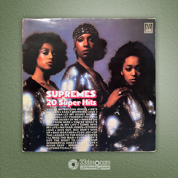  صفحه وینیل سوپریمز Supremes – 20 Super Hits 