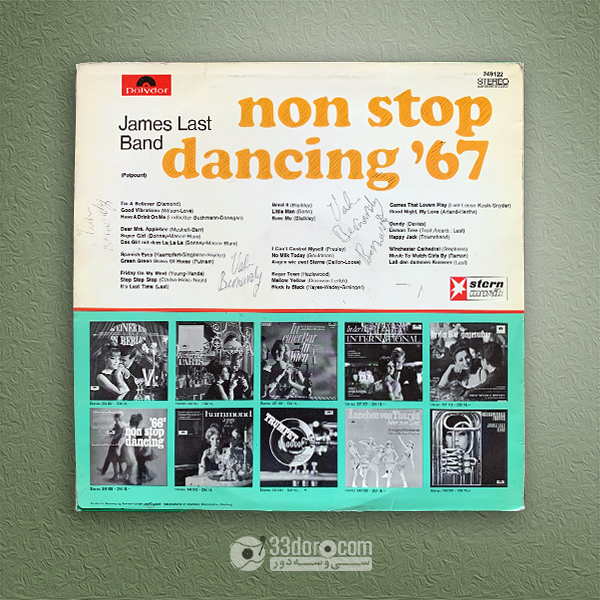 صفحه وینیل جیمز لست James Last Band – '67 Non Stop Dancing 