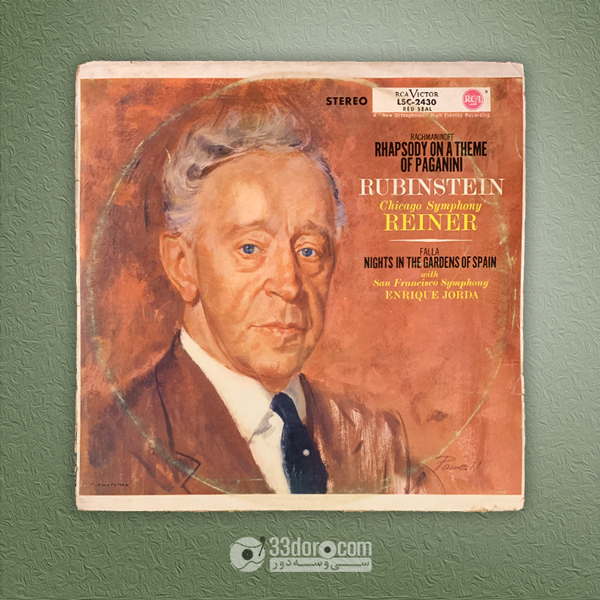 صفحه 33دور راخمانینف، فایا، روبنشتاین، راینر Rachmaninoff & Falla, Rubinstein, Reiner