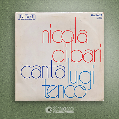 صفحه گرام نیکولا دی باری Nicola Di Bari – Nicola Di Bari Canta Luigi Tenco