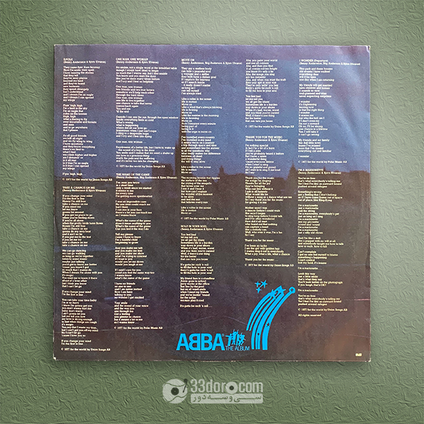 صفحه گرامافون آبا ABBA – The Album 