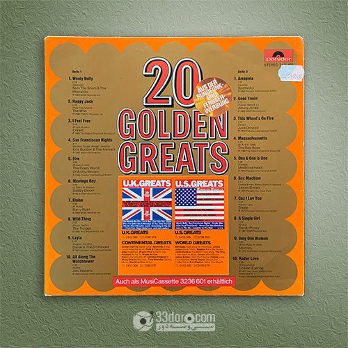  صفحه گرام 12اینچ Various Artists – 20 Golden Greats 
