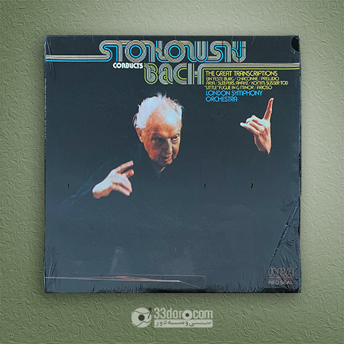  صفحه وینیل باخ، لئوپولد استوکوفسکی Stokowski Conducts Bach: The Great Transcriptions 