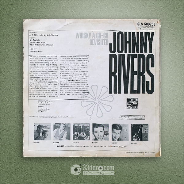  صفحه وینیل جانی ریورز Johnny Rivers – Whisky À Go-Go Revisited 