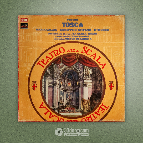باکسست صفحه گرام پوچینی، اپرای توسکا Puccini - Tosca