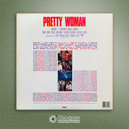  صفحه وینیل موسیقی فیلم Pretty Woman (Original Motion Picture Soundtrack) 