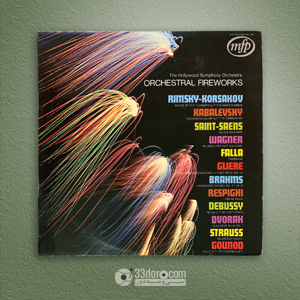 صفحه وینیل ارکستر سمفونی هالیوود Hollywood Symphony Orchestra – Orchestral Fireworks