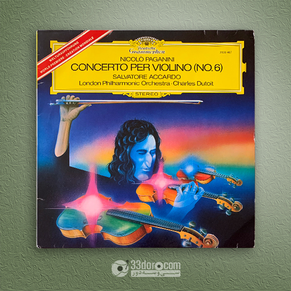 صفحه وینیل پاگانینی، آکاردو Salvatore Accardo ⸱ London Philharmonic Orchestra ⸱ Charles Dutoit – Nicolò Paganini