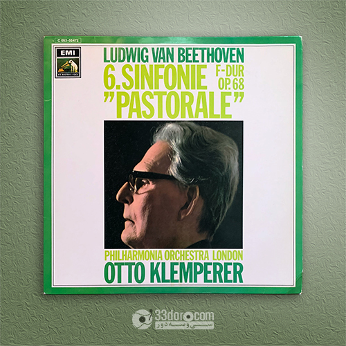  صفحه گرام اتو کلمپرر - بتهوون Otto Klemperer ⸱ Philharmonia Orchestra London – Ludwig van Beethoven: 6. Sinfonie 