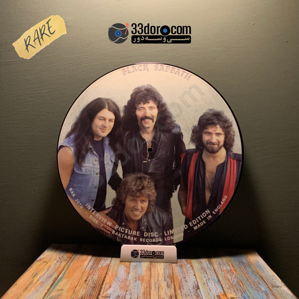  صفحه 33دور مصاحبه گروه بلک سبث Black Sabbath - Interview Vinyl Record 