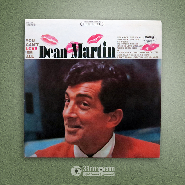  صفحه گرام دین مارتین Dean Martin – You Can't Love 'Em All 