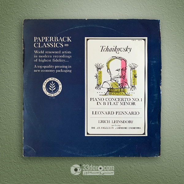 صفحه وینیل چایکوفسکی Pennario, Leinsdorf – Tchaikovsky, Piano Concerto No. 1