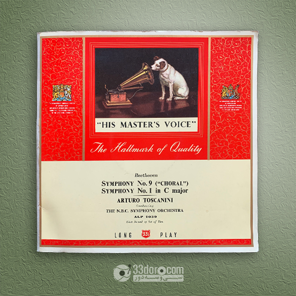 صفحه گرام بتهوون، توسکانینی Beethoven ⸱ Arturo Toscanini – Symphony No. 9 ("Choral") ⸱ No. 1
