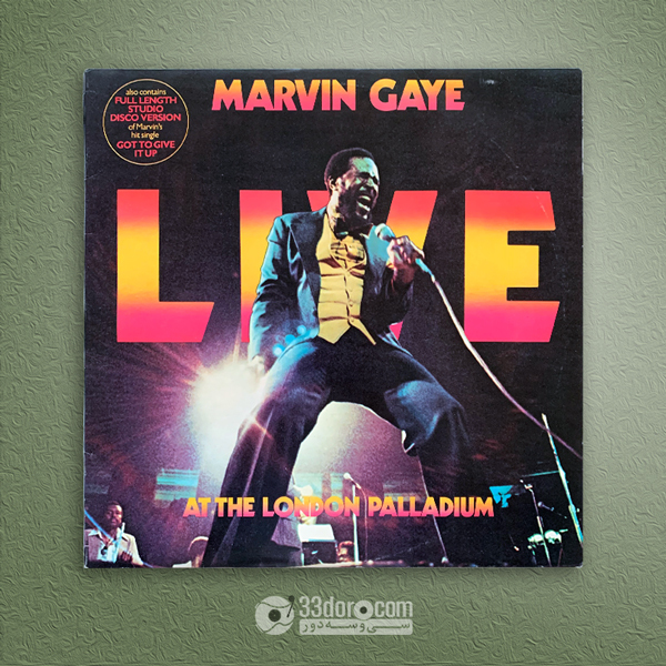 صفحه وینیل ماروین گی Marvin Gaye – Live At The London Palladium