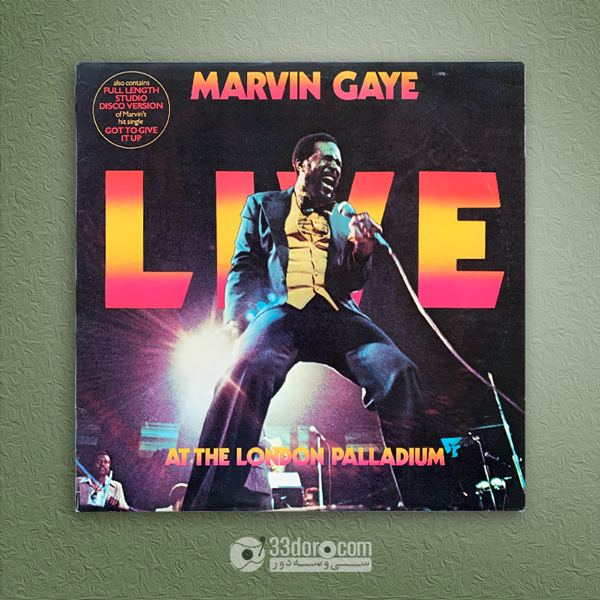  صفحه وینیل ماروین گی Marvin Gaye – Live At The London Palladium 