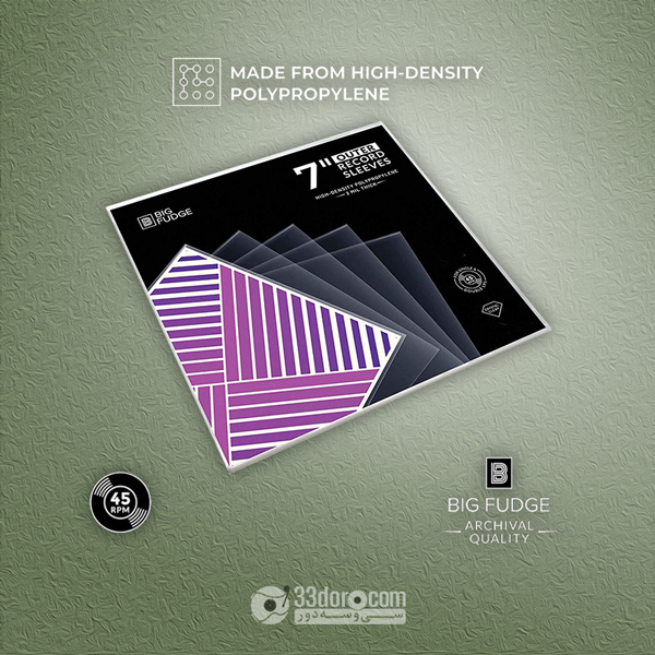 کاور جلد صفحه گرام 7 اینچ Big Fudge