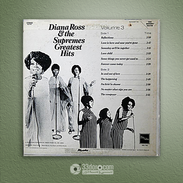 صفحه وینیل دایانا راس Diana Ross & The Supremes – Greatest Hits 