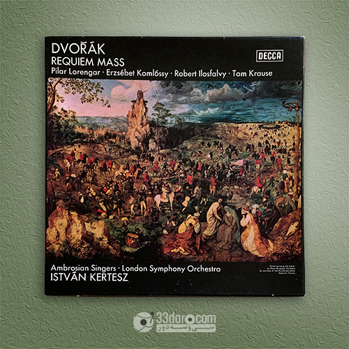  باکس‌ست صفحه گرامافون آنتونین دِوُژاک Dvořák – Requiem Mass - London Symphony Orchestra - István Kertész 