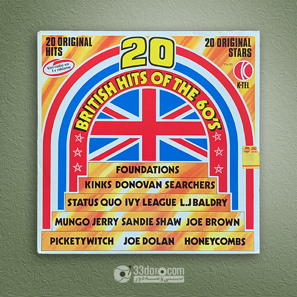  صفحه وینیل Various Artists – 20 British Hits Of The 60's 