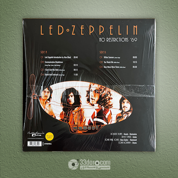  صفحه 33دور لد زپلین Led Zeppelin – No Restrictions '69 