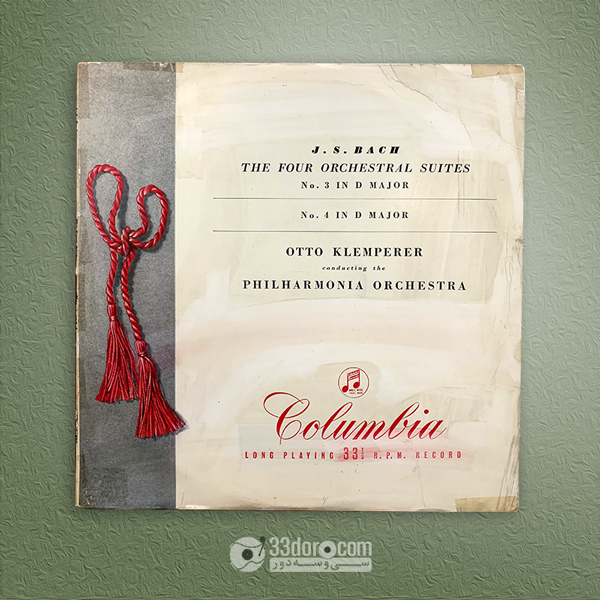 صفحه گرام باخ J. S. Bach, Otto Klemperer, Philharmonia Orchestra – The Four Orchestral Suites