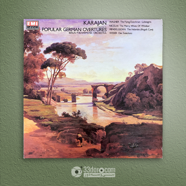 صفحه 33دور کارایان Wagner, Nicolai, Mendelssohn, Weber, Karajan, Berlin Philharmonic Orchestra