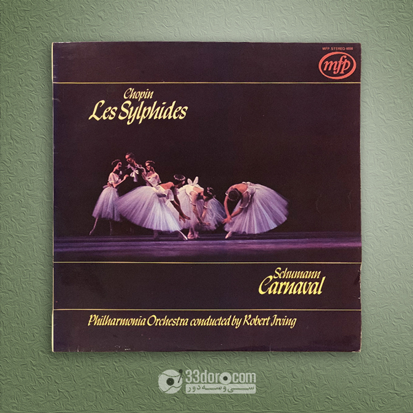 صفحه 33دور شوپن و شومان Chopin: Les Sylphides / Schumann: Carnaval - Philharmonia Orchestra - Robert Irving
