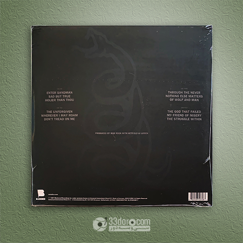  صفحه گرام متالیکا Metallica – Metallica 